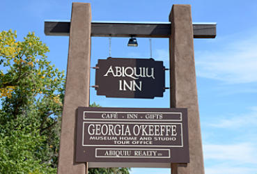 Abiquiu Inn Sign